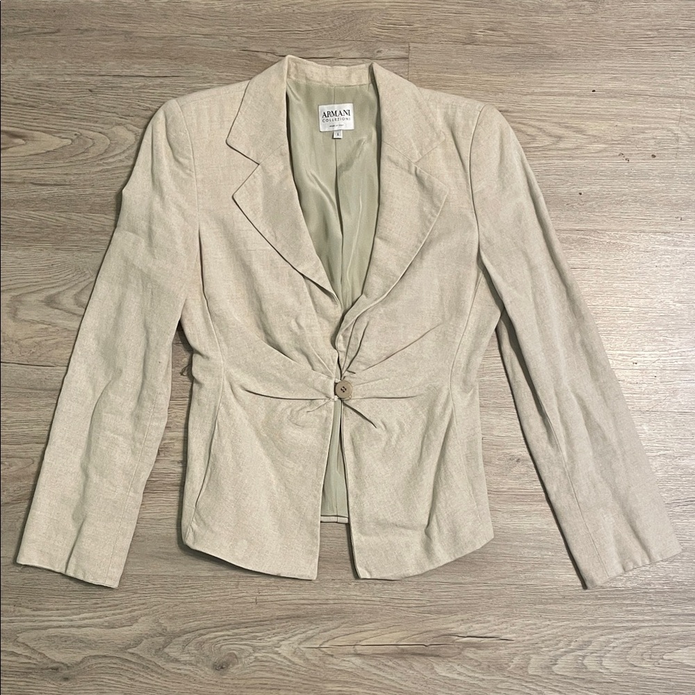 Armani Collezioni Beige Blazer